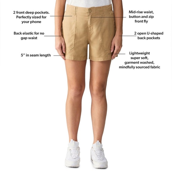 NWT Social Standard by Sanctuary Tencel Shorts - Picture 4 of 6